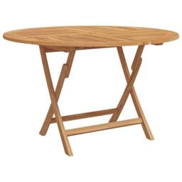 Berkfield Home Classic 5 Piece Garden Dining Set Solid Wood Teak in Brown - thumbnail 6