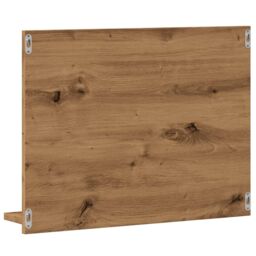 Berkfield Home Bathroom Mirror Cabinet Artisan Oak 60x10.5x45 cm in Brown - thumbnail 6