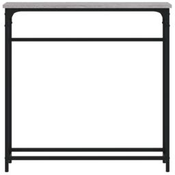 Berkfield Home Console Table Grey Sonoma 75x19.5x75 cm Engineered Wood - thumbnail 4