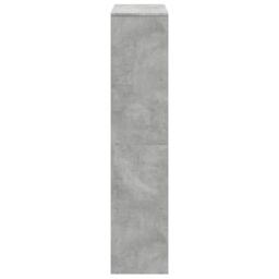 Berkfield Home Room Divider Bookcase 4-Tier Concrete Grey 131.5x29x131.5 cm Engineered Wood - thumbnail 6