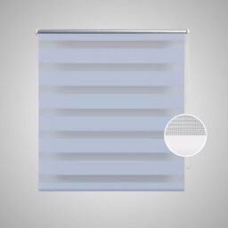 Berkfield Home Zebra Blind 140 x 175 cm White - thumbnail 3