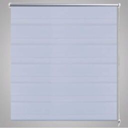 Berkfield Home Zebra Blind 140 x 175 cm White - thumbnail 4