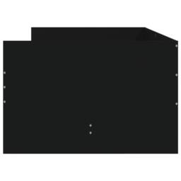 Berkfield Home Modern Bed Frame with Drawers without Mattress Black 90x190 cm Single - thumbnail 7