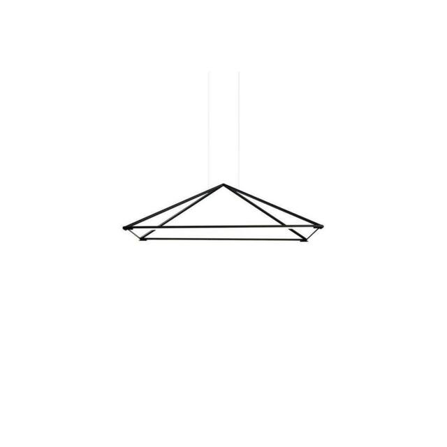 Netlighting Tubs LED Decorative Pendant Matt Black 120cm 5200lm 3000K