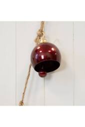 KDMD Glossy Deep Red Metal 6 Bell Garland - thumbnail 2