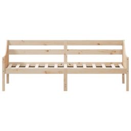 Berkfield Home Day Bed without Mattress 90x200 cm Solid Wood Pine in Brown - thumbnail 4