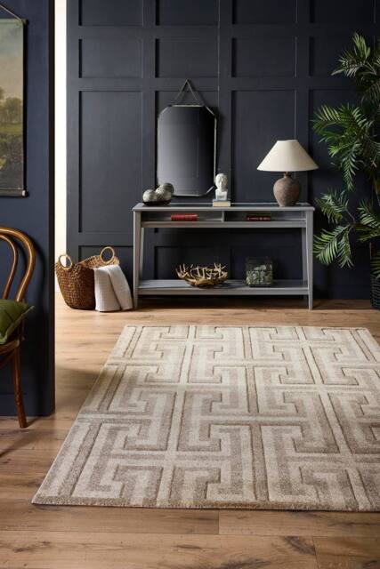 Origin Greek Key Taupe/Beige in Taupe - Size: 80 cm x 150 cm - image 1