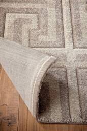 Origin Greek Key Taupe/Beige in Taupe - Size: 80 cm x 150 cm - thumbnail 5