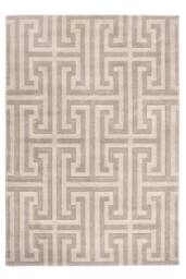 Origin Greek Key Taupe/Beige in Taupe - Size: 80 cm x 150 cm - thumbnail 2