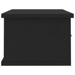 Berkfield Home Wall-mounted Drawer Shelf Black 60x26x18.5 cm Engineered Wood - thumbnail 5