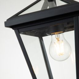 Netlighting Hinkley Alford Place Outdoor Pendant Ceiling Light Museum Black IP44 - thumbnail 4
