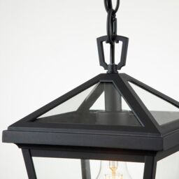 Netlighting Hinkley Alford Place Outdoor Pendant Ceiling Light Museum Black IP44 - thumbnail 2