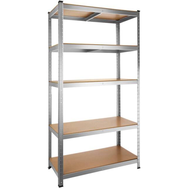 tectake Garage Shelving 1325 Kg - Silver - image 1