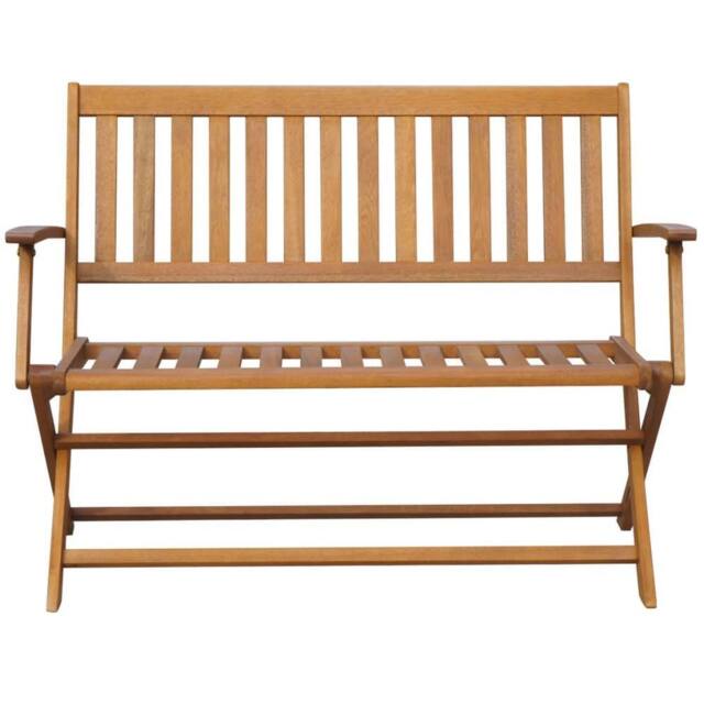 Berkfield Home Garden Bench 120 cm Solid Acacia Wood in Brown - image 1