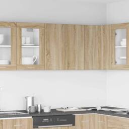 Berkfield Home Hanging Cabinet Lyon Sonoma Oak 60x31x60 cm Engineered Wood in Light Tan - Size: 60 x 31 x 60 cm - thumbnail 2
