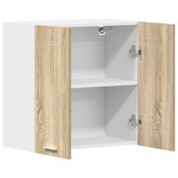 Berkfield Home Hanging Cabinet Lyon Sonoma Oak 60x31x60 cm Engineered Wood in Light Tan - Size: 60 x 31 x 60 cm - thumbnail 5