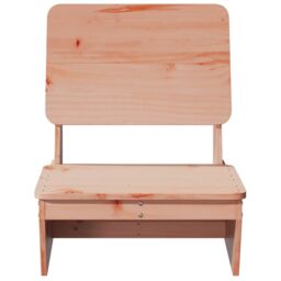 Berkfield Home Garden Chair 60x64x70.5 cm Solid Wood Douglas in Brown - thumbnail 3