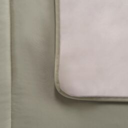 OHS Soft Coverless 10.5 TOG Duvet Set Pillowcase Quilted Cover in Pale Green - Size: Single - thumbnail 4