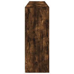 Berkfield Home Sideboard with LED Lights Smoked Oak 162x37x100 cm in Brown - Size: 162 x 37 x 100 cm - thumbnail 7