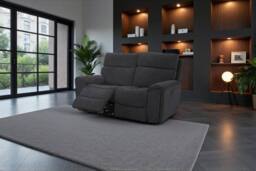 META Sofa Atlanta 2 Seater Power Recliner in Black