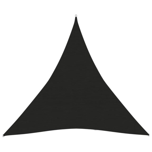 Berkfield Home Sunshade Sail 160 g/m ² Black 5x5x5 m HDPE - image 1