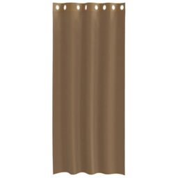 Berkfield Home Voile Curtains with Grommets 2 pcs Light Brown - thumbnail 4