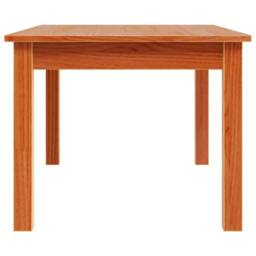 Berkfield Home Beautiful Coffee Table Wax Brown 80x50x40 cm Solid Wood Pine - Size: 80 x 50 x 40 cm - thumbnail 6