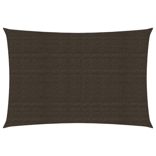 Berkfield Home Sunshade Sail 160 g/m ² Brown 2x4.5 m HDPE - image 1