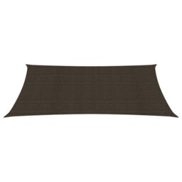 Berkfield Home Sunshade Sail 160 g/m ² Brown 2x4.5 m HDPE - thumbnail 2