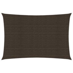 Berkfield Home Sunshade Sail 160 g/m ² Brown 2x4.5 m HDPE - thumbnail 1