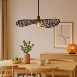 Loops Stylish Modern Bronze Pendant Ceiling Light for Elegant Indoor Spaces in Brown - thumbnail 1