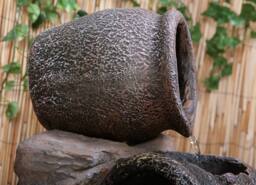 Primrose Cascading Jars Water Feature Stone Effect Indoor Outdoor Cherika 77cm - thumbnail 2