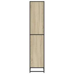 Berkfield Home Modern Bookcase Sonoma Oak 60x35x170.5 cm Engineered Wood in Light Oak - thumbnail 5