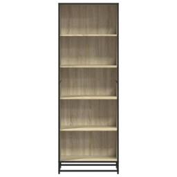 Berkfield Home Modern Bookcase Sonoma Oak 60x35x170.5 cm Engineered Wood in Light Oak - thumbnail 4
