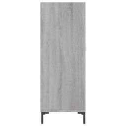 Berkfield Home Sideboard Grey Sonoma 34.5x32.5x90 cm Engineered Wood - thumbnail 5