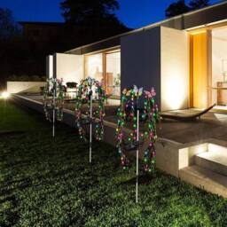 Havendro Solar Butterfly Lights LED Outdoor Garden Pathway UK - thumbnail 2