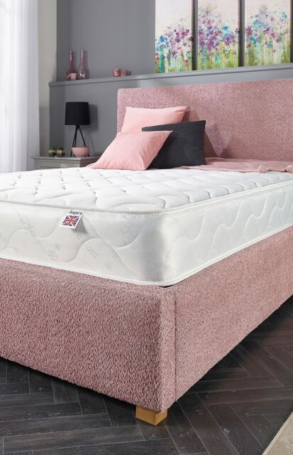 Aspire 3 Layer Memory Foam Hybrid Mattress in White - Size: Small Double - image 1