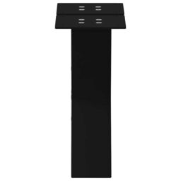 Berkfield Home Coffee Table Legs X-Shaped 2 pcs Black 40x(30-31) cm Steel - thumbnail 6