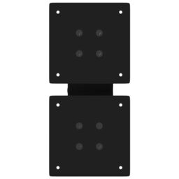 Berkfield Home Coffee Table Legs X-Shaped 2 pcs Black 40x(30-31) cm Steel - thumbnail 7