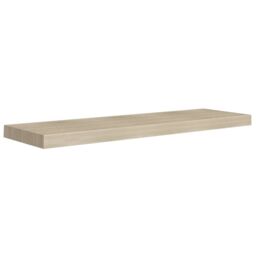 Berkfield Home Floating Wall Shelves 4 pcs Oak 90x23.5x3.8 cm MDF in Brown - thumbnail 3