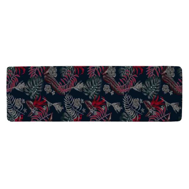 Benjamin Tate Design Leaves Of Tropical Plants Runner Rug in Natural - Size: 67 cm x 230 cm - image 1