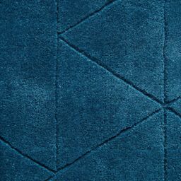 The Rug Shop UK Teal Luxurious Modern Easy to clean Machine Made Chequered Area Rug - Size: 150 cm x 230 cm - thumbnail 4