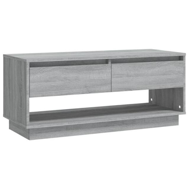 Berkfield Home TV Cabinet Grey Sonoma 102x41x44 cm Engineered Wood - Size: 102 x 41 x 44 cm - image 1