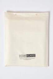 Homescapes Egyptian Cotton Duvet Cover with Pillowcase 1000 TC in Cream - Size: King - thumbnail 5