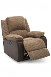 More4Homes Postana Jumbo Cord Electric Recliner in Brown - thumbnail 3
