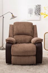 More4Homes Postana Jumbo Cord Electric Recliner in Brown - thumbnail 6