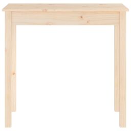 Berkfield Home Console Table 80x40x75 cm Solid Wood Pine in Brown - Size: 80 x 40 x 75 cm - thumbnail 5