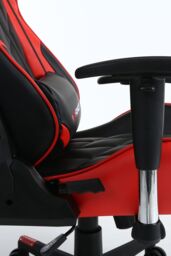 GTForce Pro GT Reclining Sports Racing Office Desk Faux Leather Gaming Chair in Red - thumbnail 6