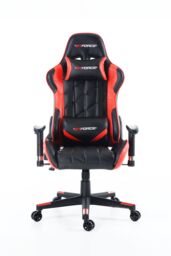 GTForce Pro GT Reclining Sports Racing Office Desk Faux Leather Gaming Chair in Red - thumbnail 2