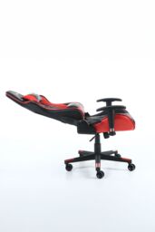 GTForce Pro GT Reclining Sports Racing Office Desk Faux Leather Gaming Chair in Red - thumbnail 4